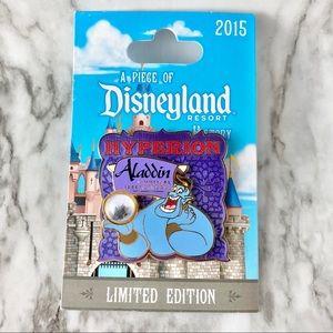 New Rare Disney Piece of Disneyland Aladdin Pin